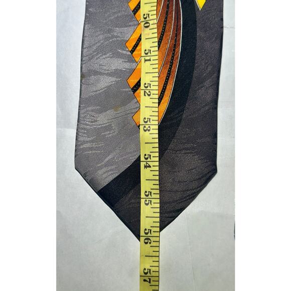 3x 100% Silk Necktie LOT — Brutini Graphic • Copper Windowpane • Bruno Fratelli - Picture 8 of 11